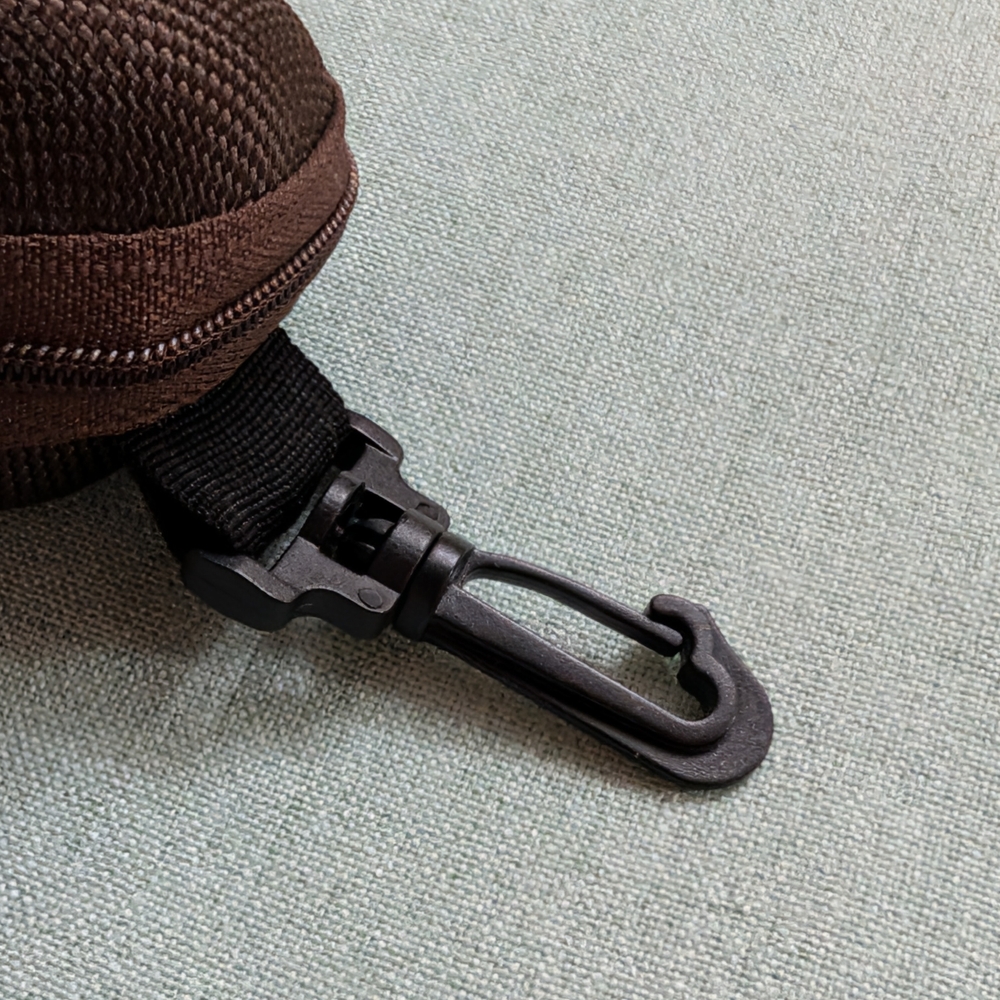 Maui Jim Black Rimless Sunglasses with Brown Zipper Case - Picture 11 of 11